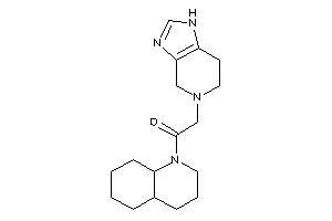 1-(3,4,4a,5,6,7,8,8a-octahydro-2H-quinolin-1-yl)-2-(1,4,6,7-tetrahydroimidazo[4,5-c]pyridin-5-yl)ethanone