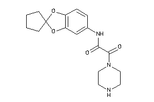 Image of 2-keto-2-piperazino-N-spiro[1,3-benzodioxole-2,1'-cyclopentane]-5-yl-acetamide