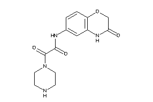 2-keto-N-(3-keto-4H-1,4-benzoxazin-6-yl)-2-piperazino-acetamide