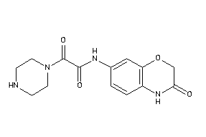 2-keto-N-(3-keto-4H-1,4-benzoxazin-7-yl)-2-piperazino-acetamide