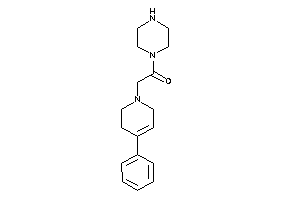 2-(4-phenyl-3,6-dihydro-2H-pyridin-1-yl)-1-piperazino-ethanone