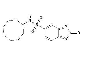 Image of N-cyclooctyl-2-keto-benzimidazole-5-sulfonamide