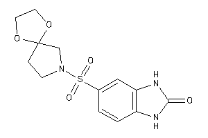 5-(6,9-dioxa-3-azaspiro[4.4]nonan-3-ylsulfonyl)-1,3-dihydrobenzimidazol-2-one