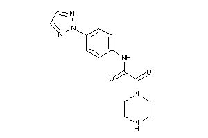 2-keto-2-piperazino-N-[4-(triazol-2-yl)phenyl]acetamide