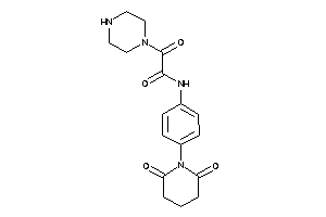 N-(4-glutarimidophenyl)-2-keto-2-piperazino-acetamide