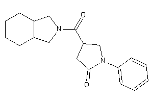 4-(1,3,3a,4,5,6,7,7a-octahydroisoindole-2-carbonyl)-1-phenyl-2-pyrrolidone