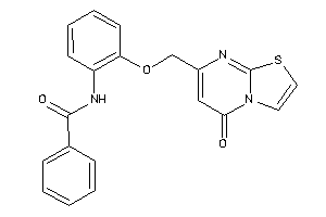 N-[2-[(5-ketothiazolo[3,2-a]pyrimidin-7-yl)methoxy]phenyl]benzamide