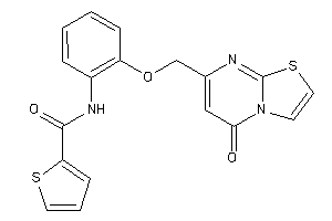 N-[2-[(5-ketothiazolo[3,2-a]pyrimidin-7-yl)methoxy]phenyl]thiophene-2-carboxamide