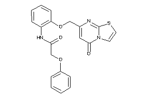 N-[2-[(5-ketothiazolo[3,2-a]pyrimidin-7-yl)methoxy]phenyl]-2-phenoxy-acetamide