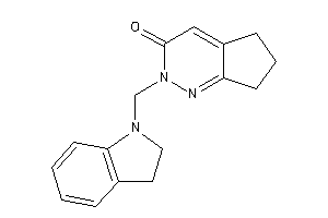 Image of 2-(indolin-1-ylmethyl)-6,7-dihydro-5H-cyclopenta[c]pyridazin-3-one