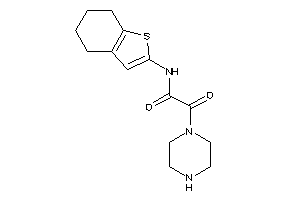 2-keto-2-piperazino-N-(4,5,6,7-tetrahydrobenzothiophen-2-yl)acetamide