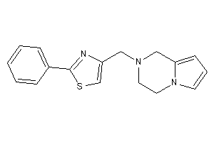 4-(3,4-dihydro-1H-pyrrolo[1,2-a]pyrazin-2-ylmethyl)-2-phenyl-thiazole