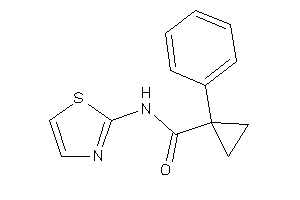 Image of 1-phenyl-N-thiazol-2-yl-cyclopropanecarboxamide