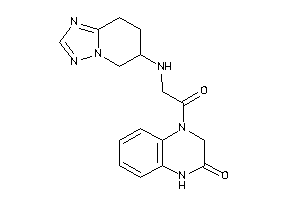 4-[2-(5,6,7,8-tetrahydro-[1,2,4]triazolo[1,5-a]pyridin-6-ylamino)acetyl]-1,3-dihydroquinoxalin-2-one