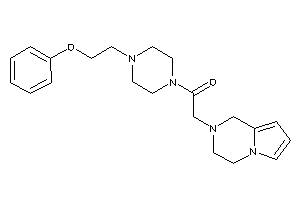 2-(3,4-dihydro-1H-pyrrolo[1,2-a]pyrazin-2-yl)-1-[4-(2-phenoxyethyl)piperazino]ethanone