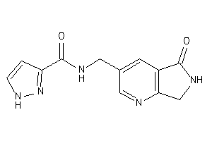 N-[(5-keto-6,7-dihydropyrrolo[3,4-b]pyridin-3-yl)methyl]-1H-pyrazole-3-carboxamide