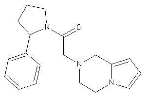 2-(3,4-dihydro-1H-pyrrolo[1,2-a]pyrazin-2-yl)-1-(2-phenylpyrrolidino)ethanone