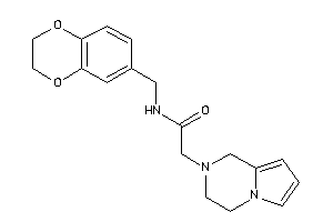 N-(2,3-dihydro-1,4-benzodioxin-6-ylmethyl)-2-(3,4-dihydro-1H-pyrrolo[1,2-a]pyrazin-2-yl)acetamide