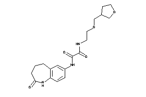 N-(2-keto-1,3,4,5-tetrahydro-1-benzazepin-7-yl)-N'-[2-(tetrahydrofuran-3-ylmethoxy)ethyl]oxamide