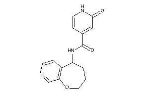 2-keto-N-(2,3,4,5-tetrahydro-1-benzoxepin-5-yl)-1H-pyridine-4-carboxamide