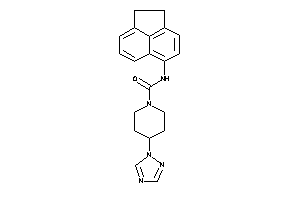 N-acenaphthen-5-yl-4-(1,2,4-triazol-1-yl)piperidine-1-carboxamide