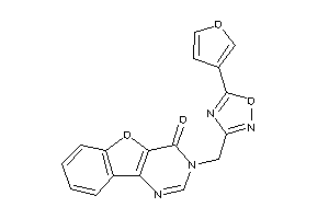 3-[[5-(3-furyl)-1,2,4-oxadiazol-3-yl]methyl]benzofuro[3,2-d]pyrimidin-4-one