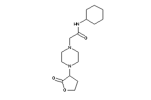 N-cyclohexyl-2-[4-(2-ketotetrahydrofuran-3-yl)piperazino]acetamide