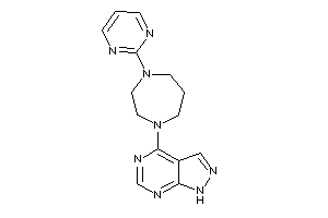 4-[4-(2-pyrimidyl)-1,4-diazepan-1-yl]-1H-pyrazolo[3,4-d]pyrimidine