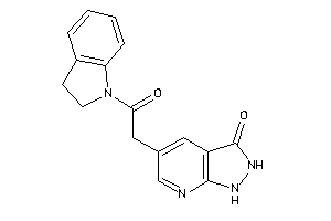 5-(2-indolin-1-yl-2-keto-ethyl)-1,2-dihydropyrazolo[3,4-b]pyridin-3-one