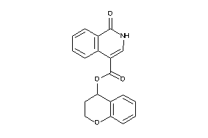 1-keto-2H-isoquinoline-4-carboxylic Acid Chroman-4-yl Ester