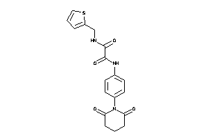 N-(4-glutarimidophenyl)-N'-(2-thenyl)oxamide