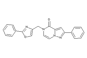 2-phenyl-5-[(2-phenyloxazol-4-yl)methyl]pyrazolo[1,5-a]pyrazin-4-one