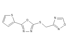 2-(1,2,4-oxadiazol-3-ylmethylthio)-5-(2-thienyl)-1,3,4-oxadiazole