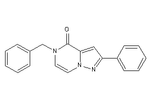 5-benzyl-2-phenyl-pyrazolo[1,5-a]pyrazin-4-one