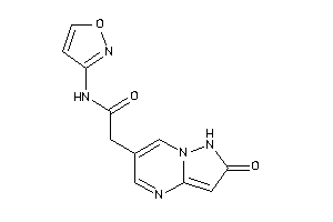 N-isoxazol-3-yl-2-(2-keto-1H-pyrazolo[1,5-a]pyrimidin-6-yl)acetamide