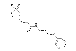 2-[(1,1-diketothiolan-3-yl)thio]-N-(3-phenoxypropyl)acetamide