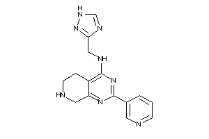 [2-(3-pyridyl)-5,6,7,8-tetrahydropyrido[3,4-d]pyrimidin-4-yl]-(1H-1,2,4-triazol-3-ylmethyl)amine