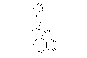 2-(3,4-dihydro-2H-1,5-benzothiazepin-5-yl)-2-keto-N-(2-thenyl)acetamide