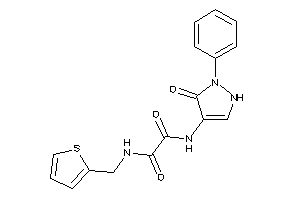 N'-(5-keto-1-phenyl-3-pyrazolin-4-yl)-N-(2-thenyl)oxamide