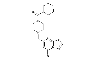 7-[[4-(cyclohexanecarbonyl)piperazino]methyl]-[1,3,4]thiadiazolo[3,2-a]pyrimidin-5-one