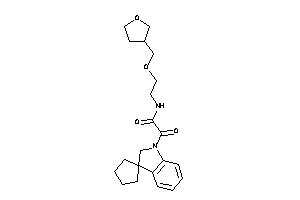 2-keto-2-spiro[cyclopentane-1,3'-indoline]-1'-yl-N-[2-(tetrahydrofuran-3-ylmethoxy)ethyl]acetamide