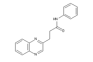N-phenyl-3-quinoxalin-2-yl-propionamide