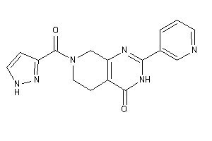 7-(1H-pyrazole-3-carbonyl)-2-(3-pyridyl)-3,5,6,8-tetrahydropyrido[3,4-d]pyrimidin-4-one