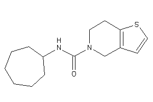 N-cycloheptyl-6,7-dihydro-4H-thieno[3,2-c]pyridine-5-carboxamide