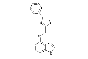 (4-phenylthiazol-2-yl)methyl-(1H-pyrazolo[3,4-d]pyrimidin-4-yl)amine