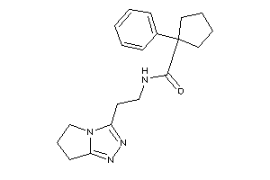 N-[2-(6,7-dihydro-5H-pyrrolo[2,1-c][1,2,4]triazol-3-yl)ethyl]-1-phenyl-cyclopentanecarboxamide