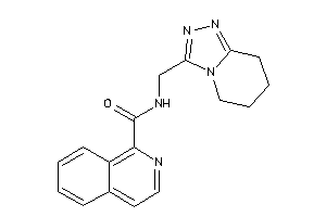 N-(5,6,7,8-tetrahydro-[1,2,4]triazolo[4,3-a]pyridin-3-ylmethyl)isoquinoline-1-carboxamide