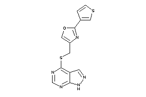 4-[(1H-pyrazolo[3,4-d]pyrimidin-4-ylthio)methyl]-2-(3-thienyl)oxazole