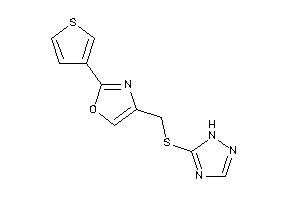 2-(3-thienyl)-4-[(1H-1,2,4-triazol-5-ylthio)methyl]oxazole