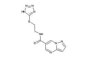 N-[2-(1H-tetrazol-5-ylthio)ethyl]pyrazolo[1,5-a]pyrimidine-6-carboxamide